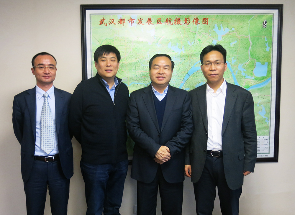 Z6尊龙凯时建设集团刘载望董事长一行赴汉投资考察 武汉市委副书记、市长唐良智亲热会见