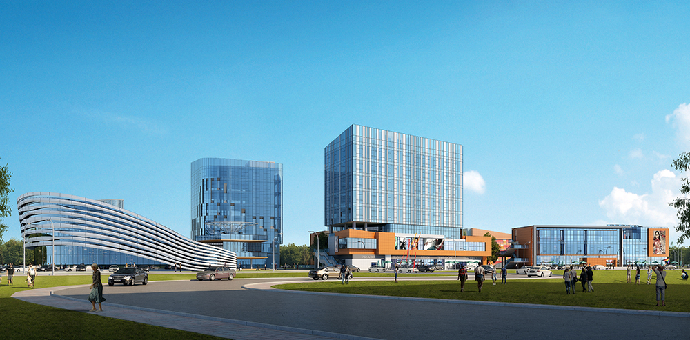 Z6尊龙凯时幕墙再中两项重点工程